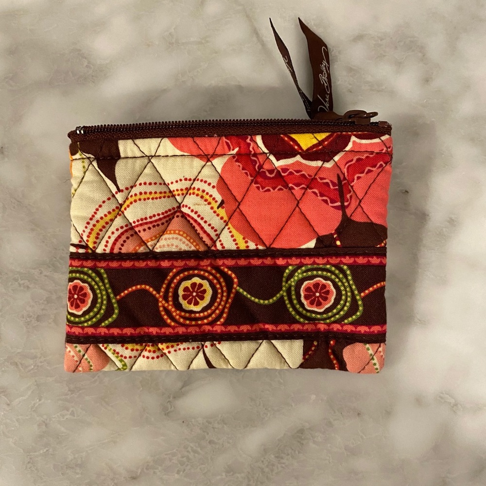 Vera Bradley coin purse wallet card holder